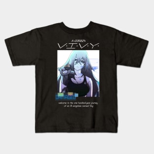 Vivy: Fluorite Eyes Song ''DAMAGED'' V1 Anime Manga Kids T-Shirt